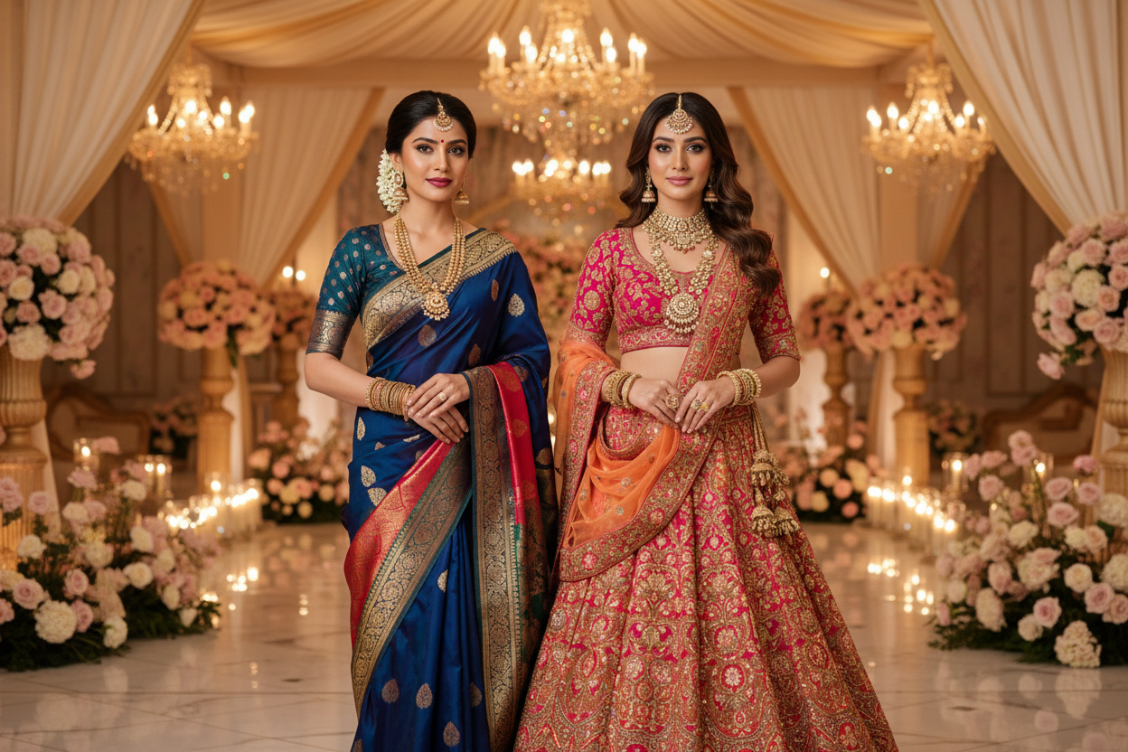 Saree vs Lehenga: What Should You Wear to an Indian Wedding?